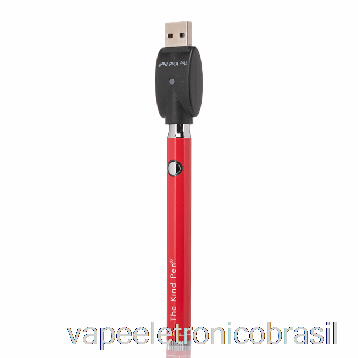 Vape Recarregável The Kind Pen Twist Vv 510 Bateria Vermelha